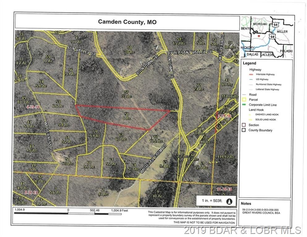 Roach, Camden County, MO Undeveloped Land for sale Property ID