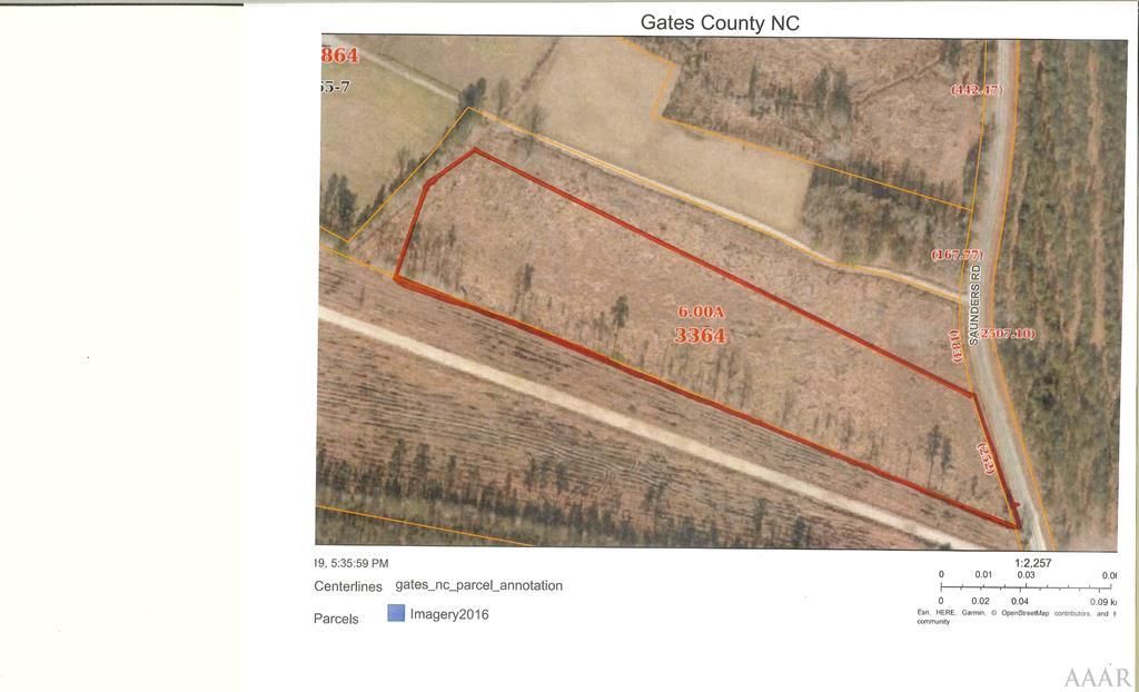 Gates, Gates County, NC Undeveloped Land for sale Property ID