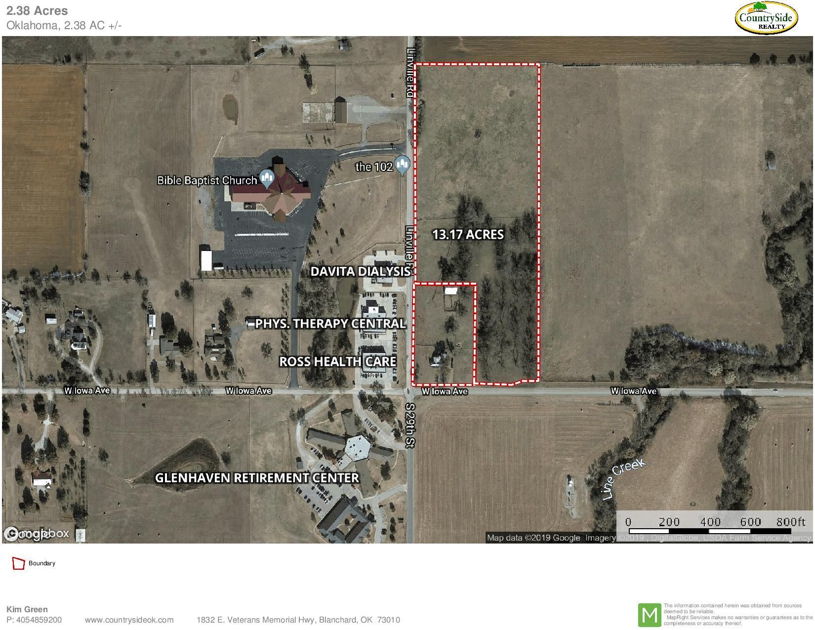 Chickasha, Grady County, OK Undeveloped Land, Commercial Property for