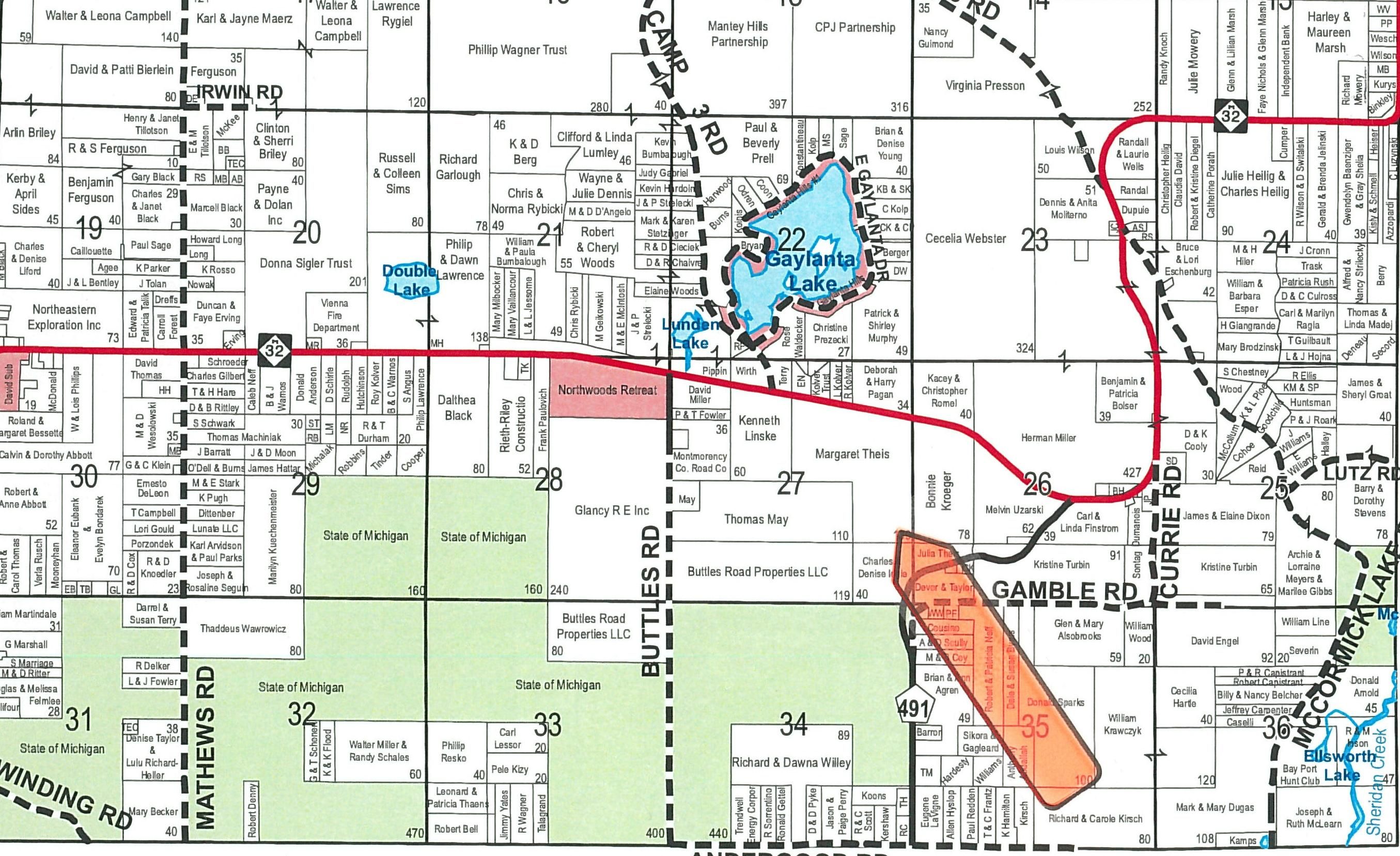 Atlanta, Montmorency County, MI Undeveloped Land for sale Property ID