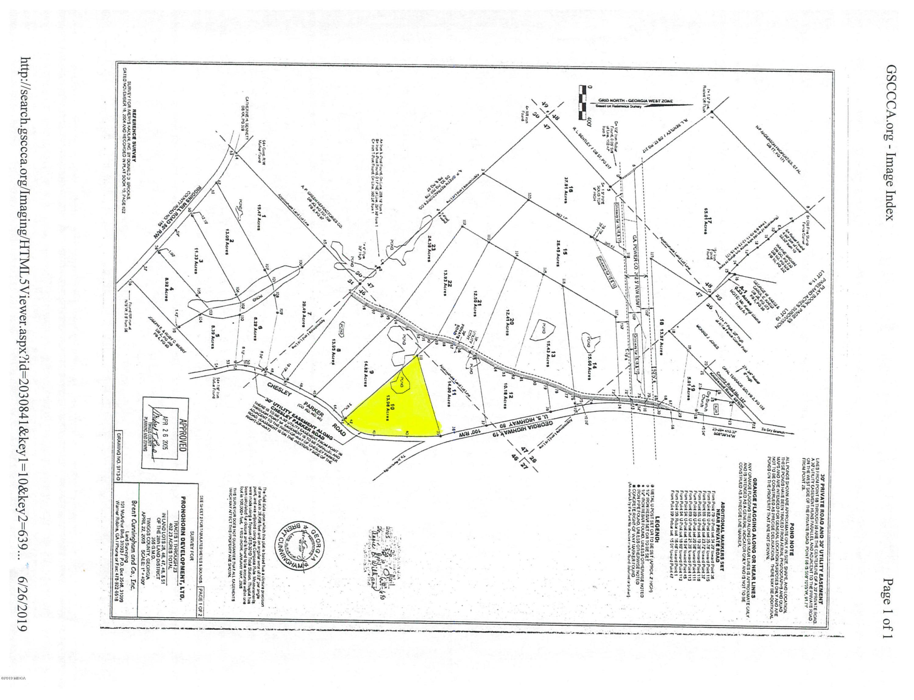 Dry Branch, Twiggs County, GA Undeveloped Land for sale Property ID