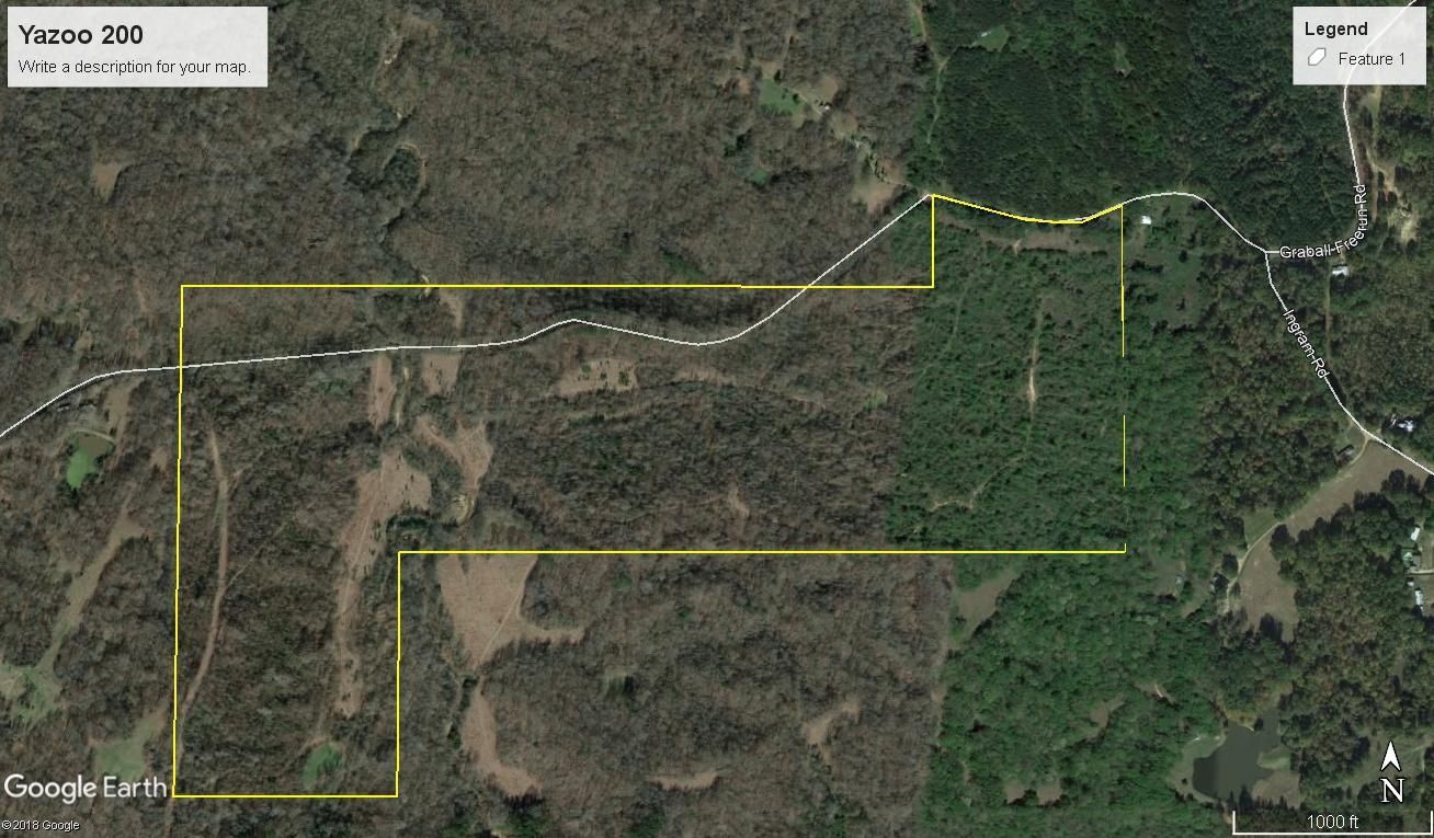 Yazoo City, Yazoo County, MS Recreational Property, Hunting Property