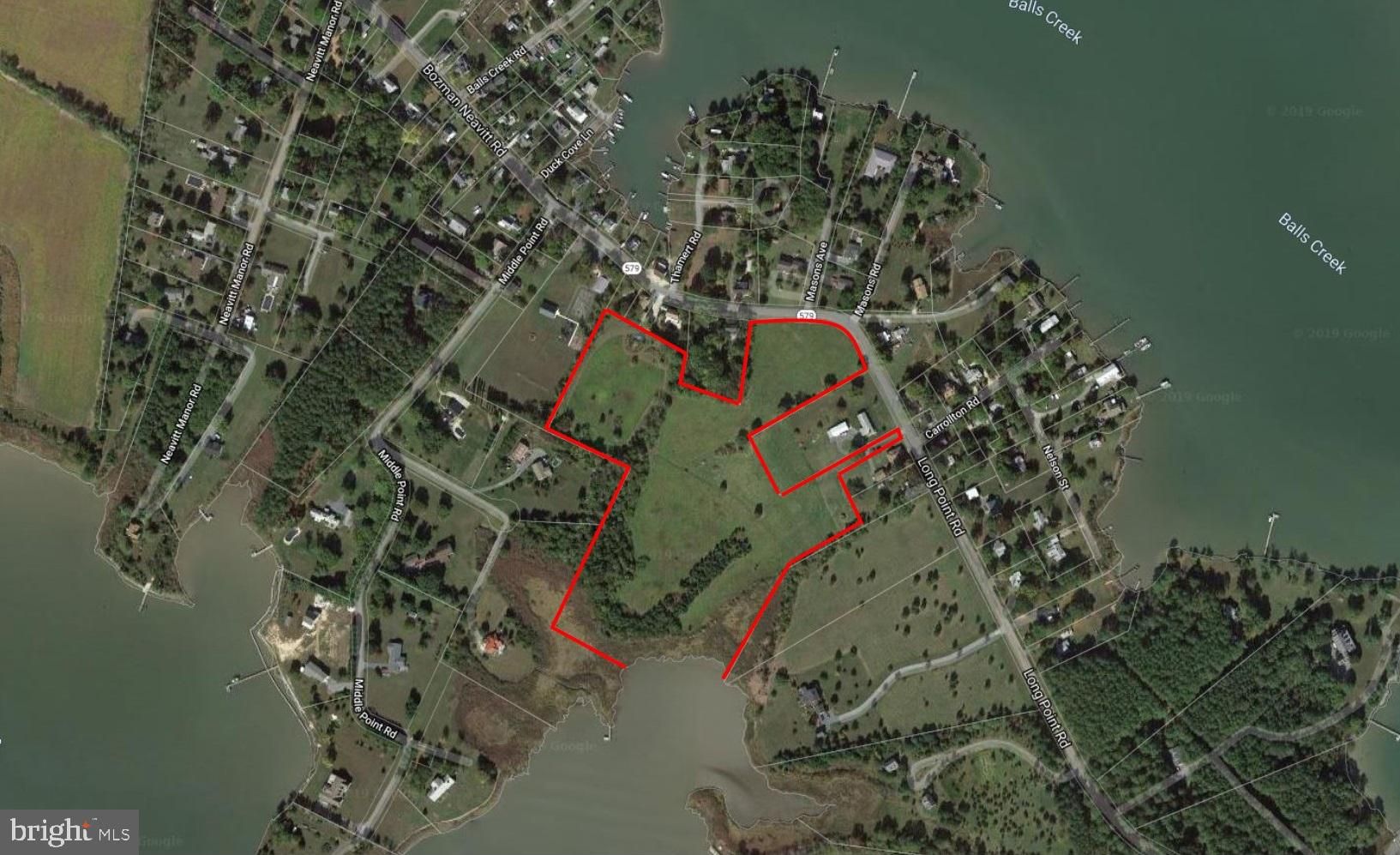 Bozman, Talbot County, MD Undeveloped Land, Lakefront Property