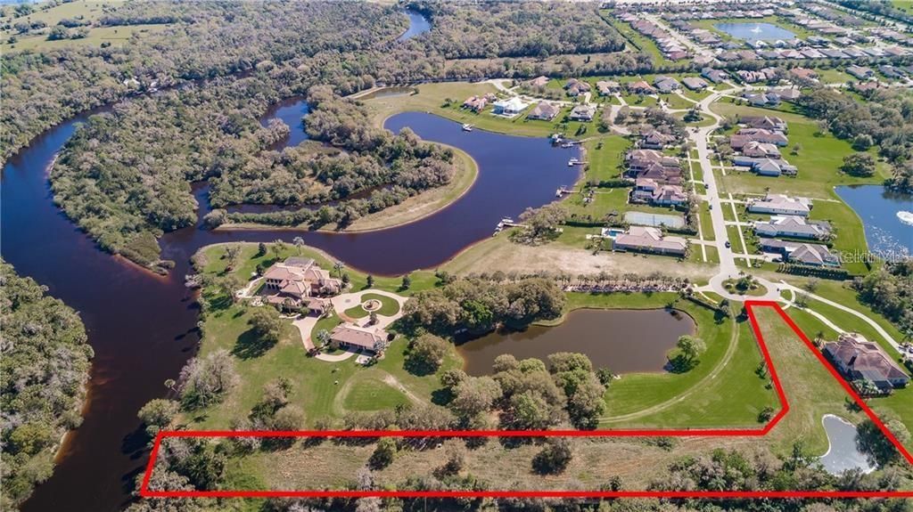 Bradenton, Manatee County, FL Undeveloped Land, Lakefront Property