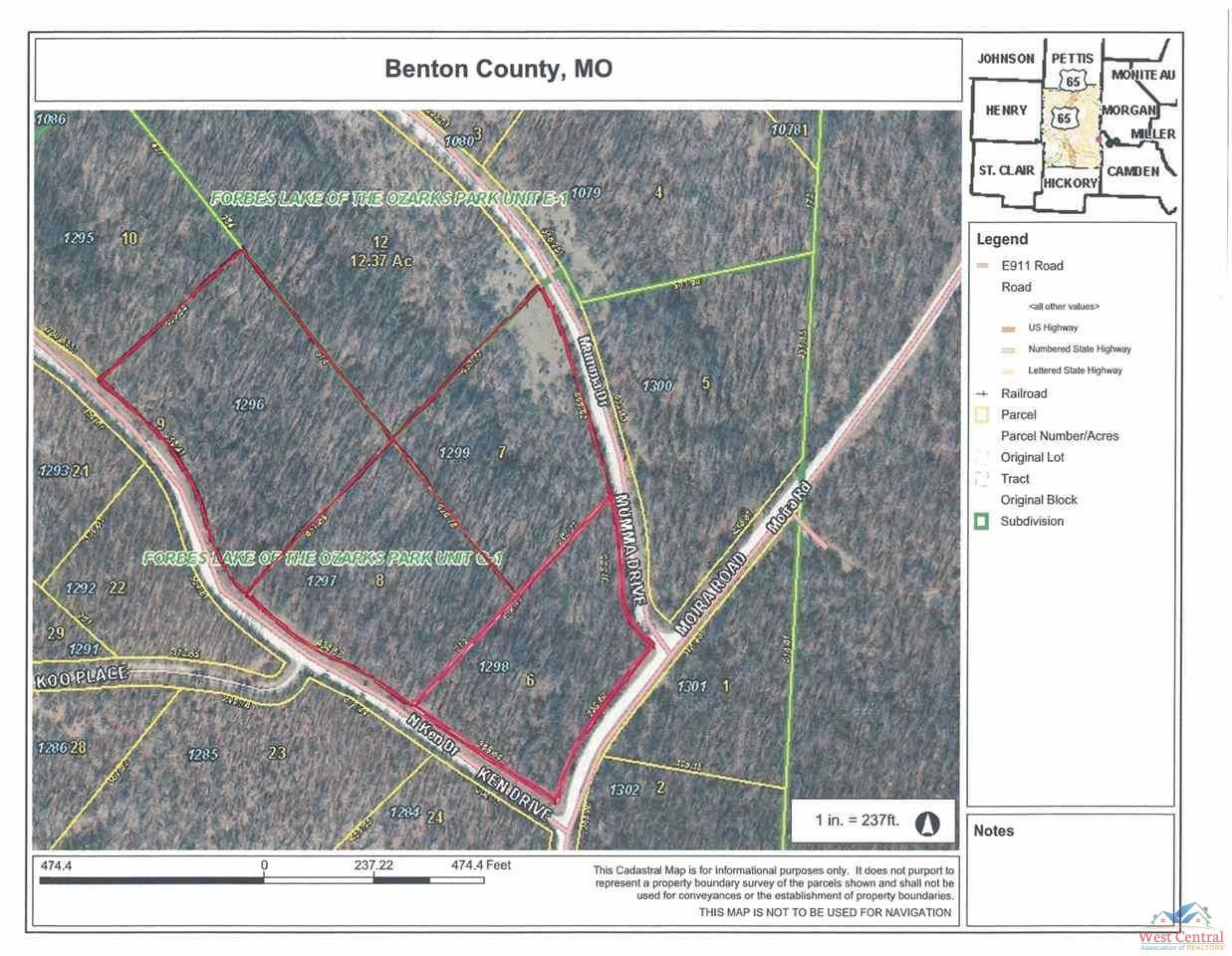 Edwards, Benton County, MO Undeveloped Land for sale Property ID