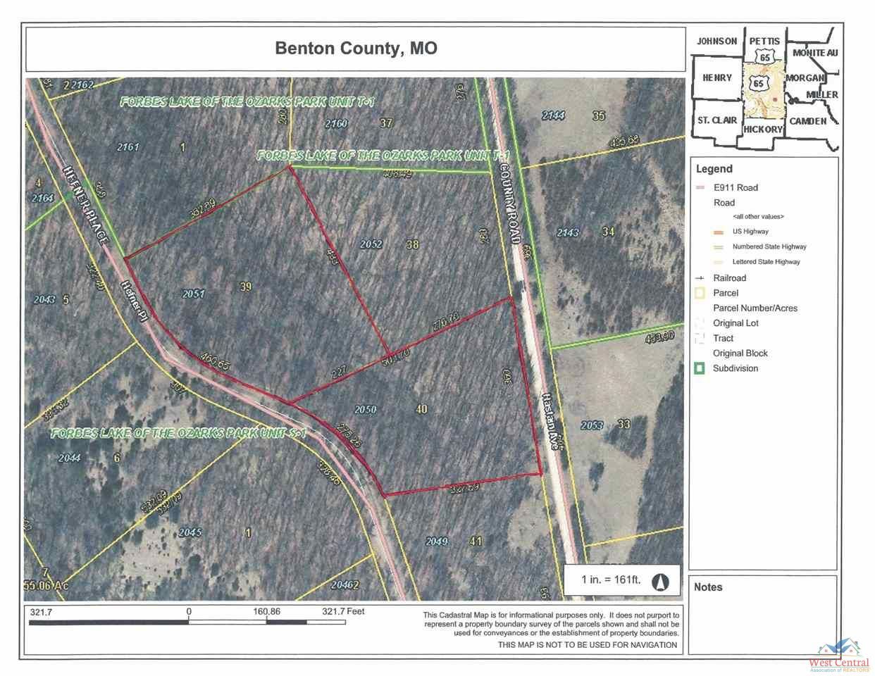 Edwards, Benton County, MO Undeveloped Land for sale Property ID