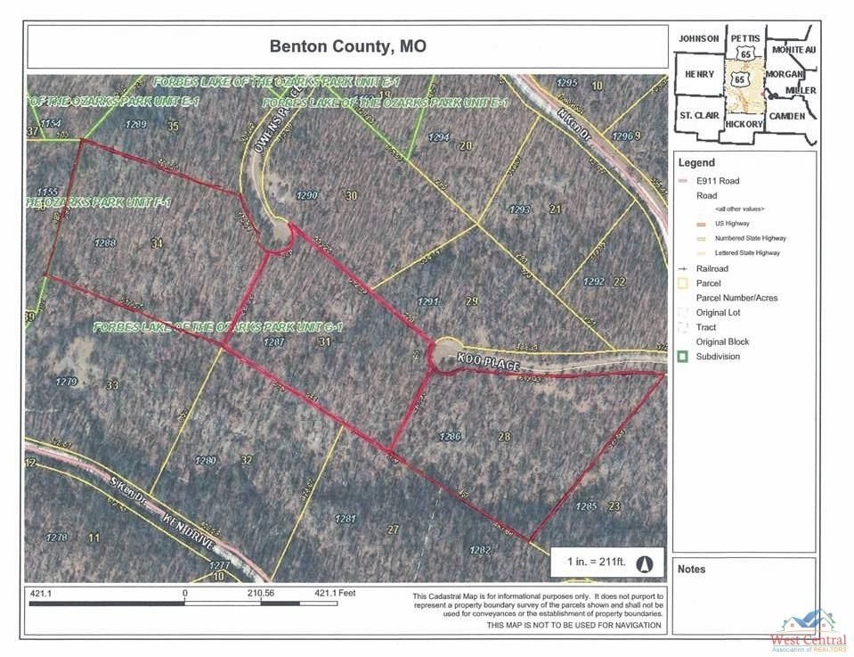 Edwards, Benton County, MO Undeveloped Land for sale Property ID