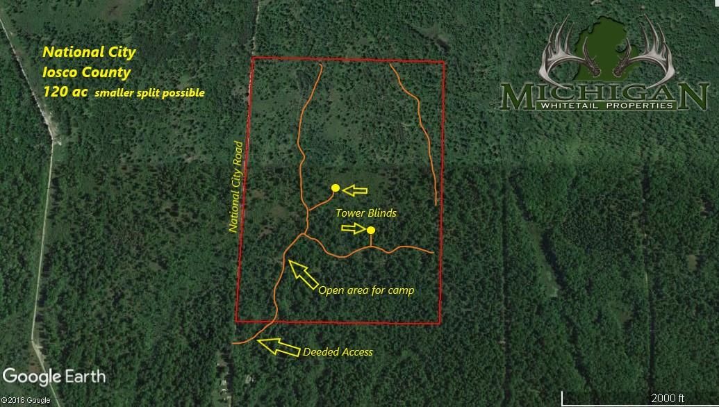 National City, Iosco County, MI Recreational Property, Hunting Property