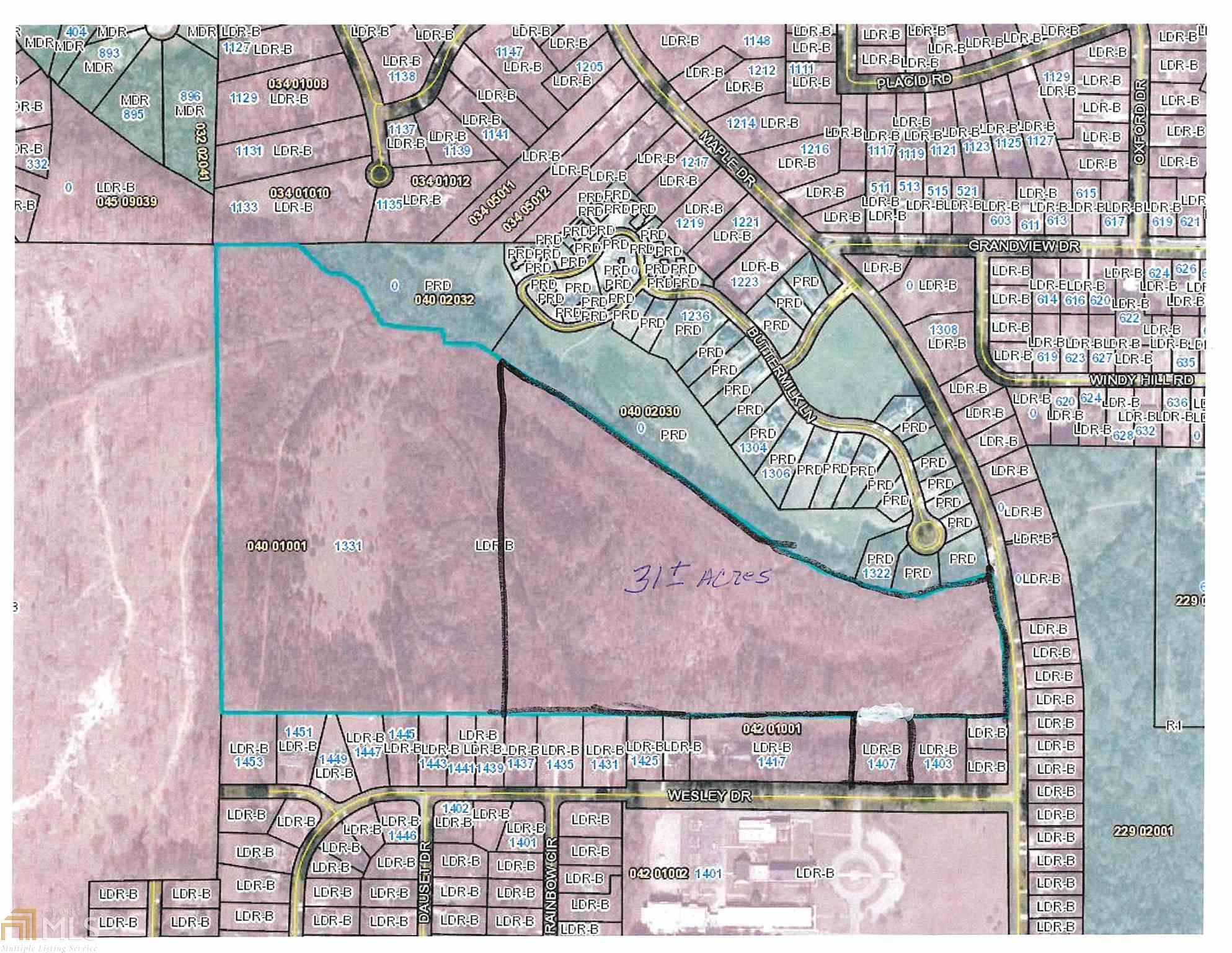 Griffin, Spalding County, GA Undeveloped Land for sale Property ID
