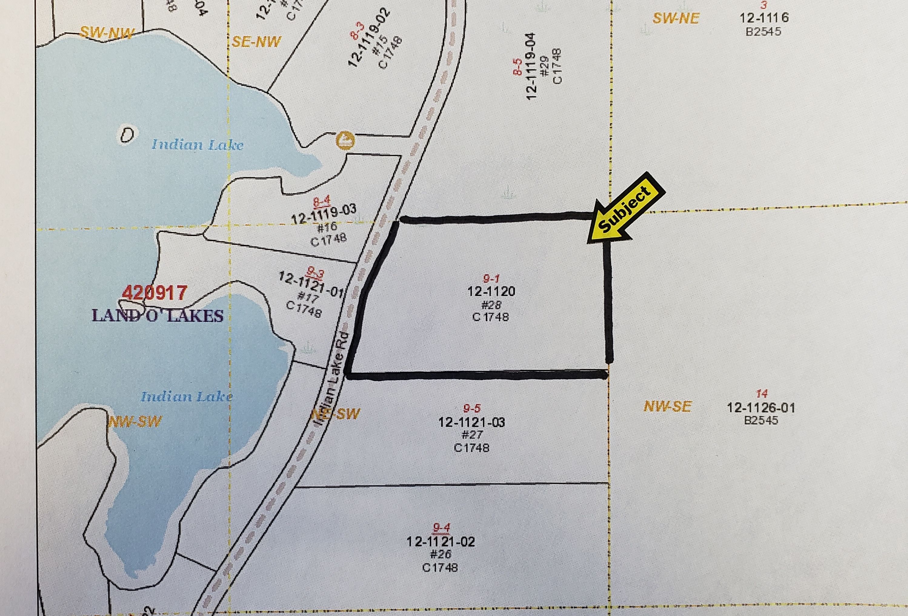 Land O' Lakes, Vilas County, WI Undeveloped Land for sale Property ID