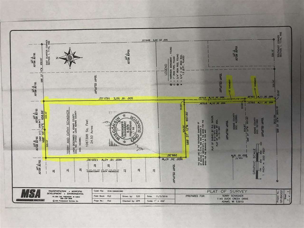 Adams, Adams County, WI Undeveloped Land for sale Property ID