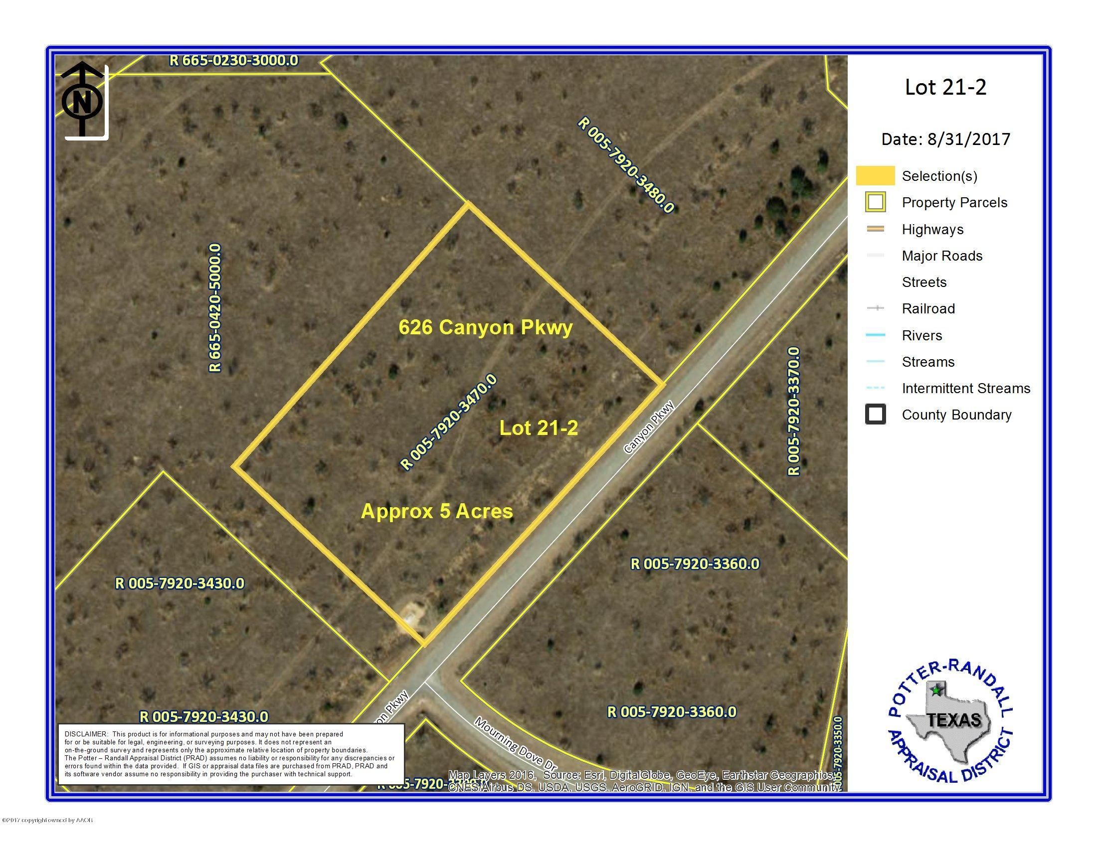 Amarillo, Randall County, TX Undeveloped Land, Homesites for sale