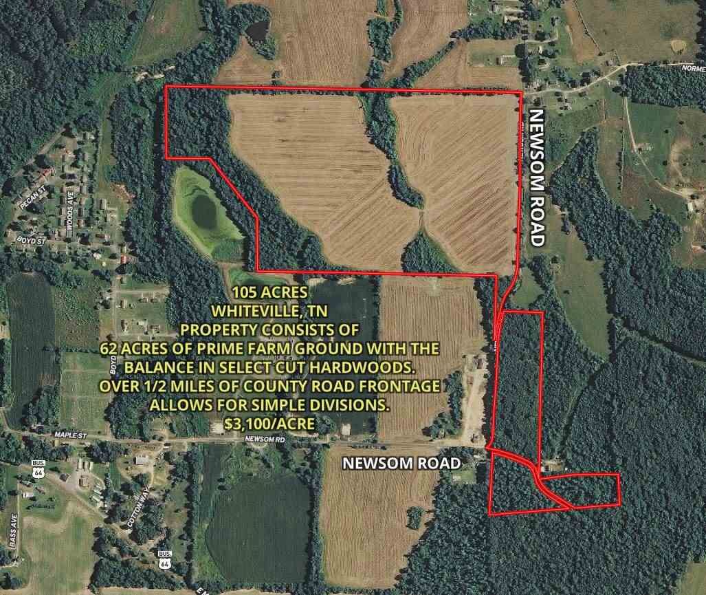 Whiteville, Hardeman County, TN Undeveloped Land for sale Property ID