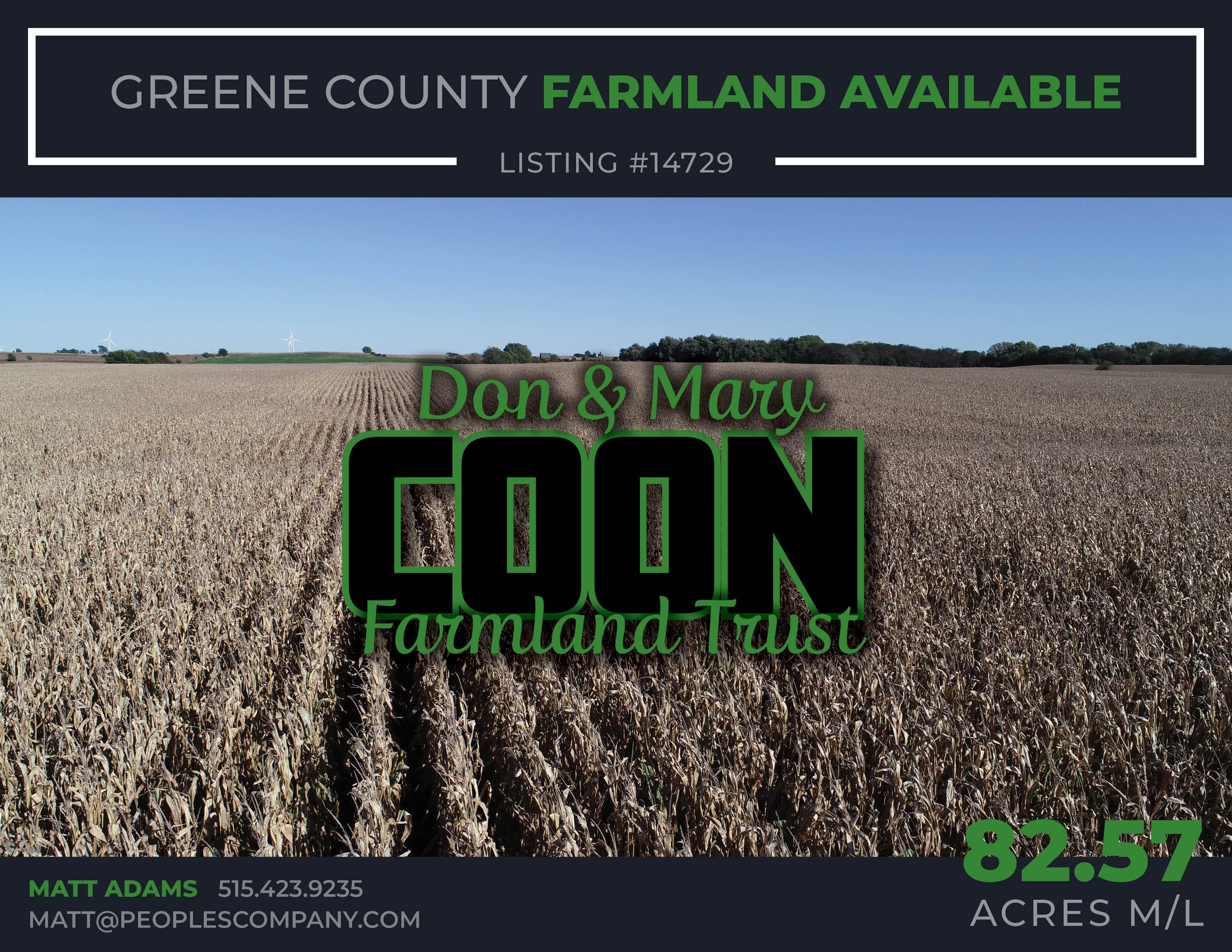 Jefferson, Greene County, IA Farms and Ranches for sale Property ID