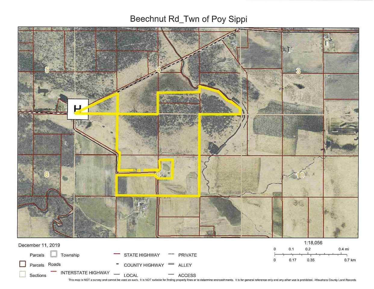 Pine River, Waushara County, WI Undeveloped Land for sale Property ID