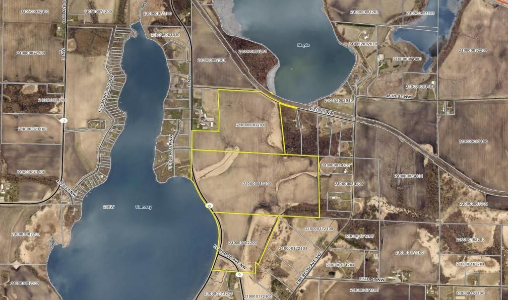 Maple Lake, Wright County, MN Undeveloped Land, Lakefront Property, Waterfront Property for sale