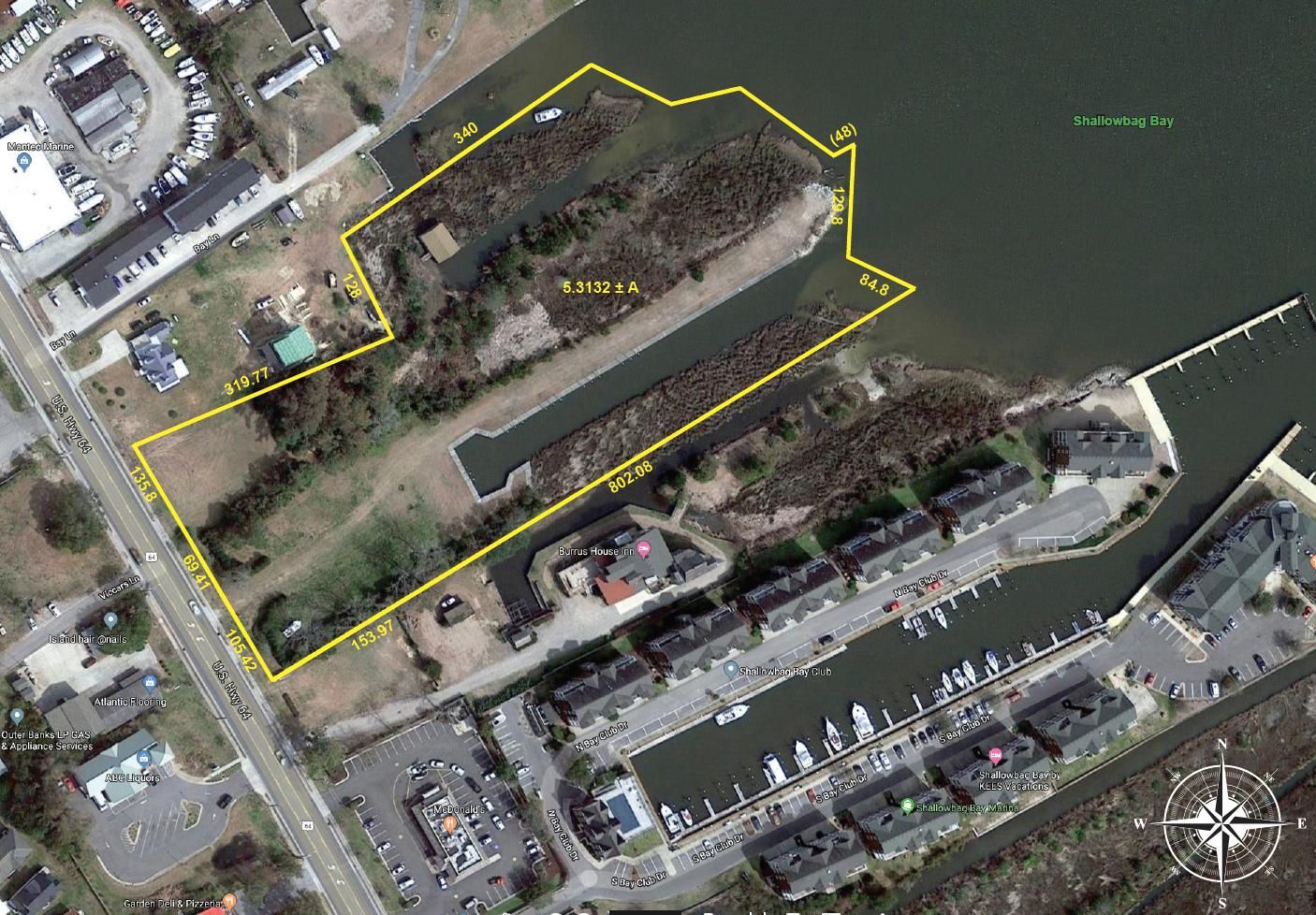 Manteo, Dare County, NC Undeveloped Land, Commercial Property