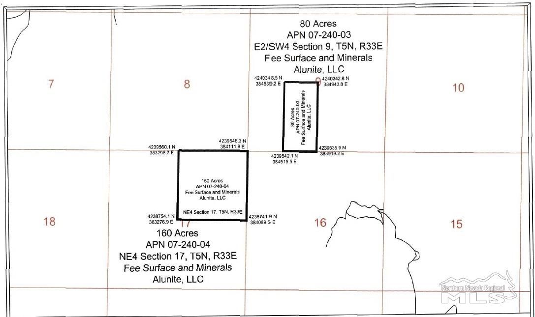 Mina, Mineral County, NV Undeveloped Land for sale Property ID