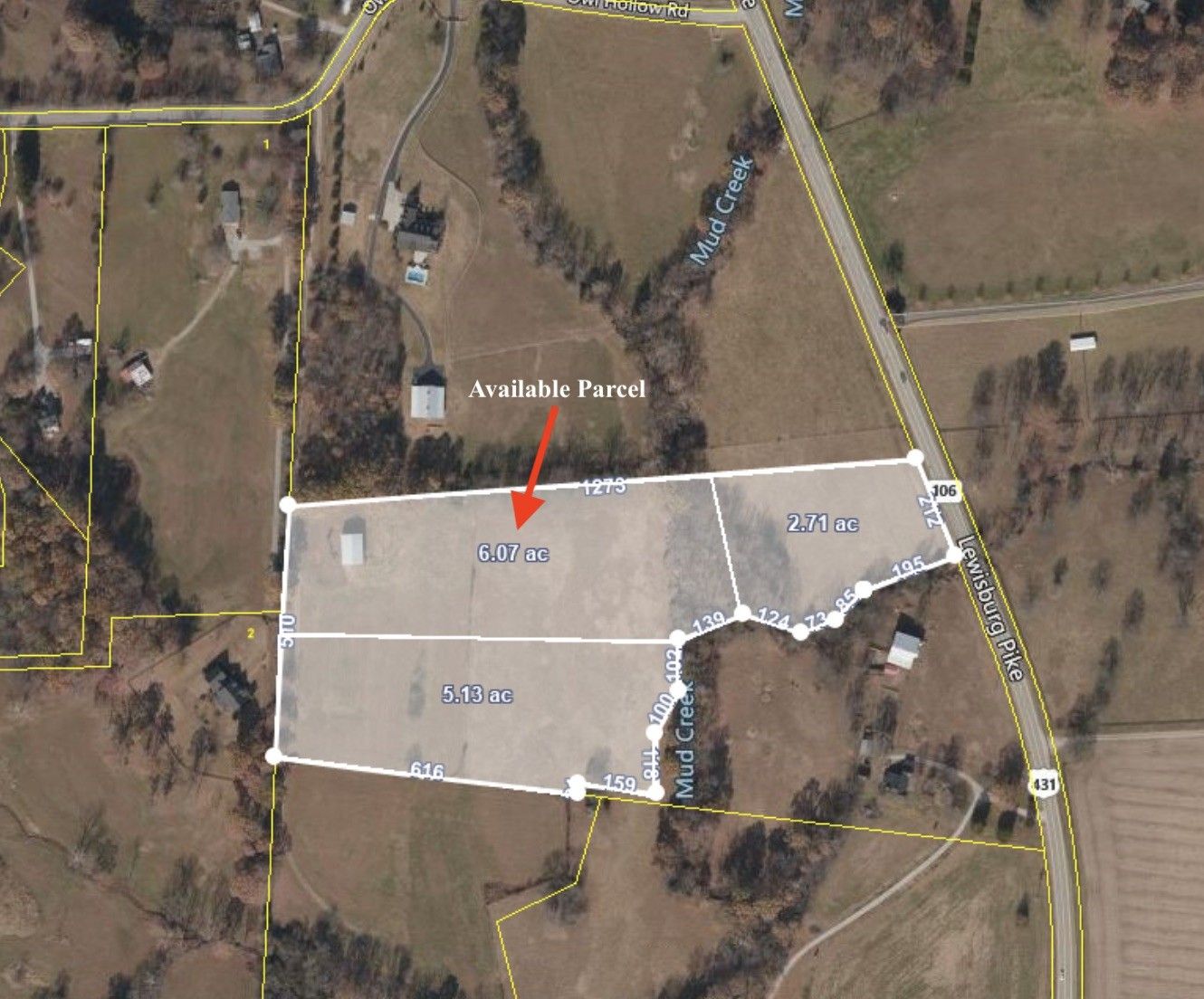 Franklin, Williamson County, TN Undeveloped Land for sale Property ID