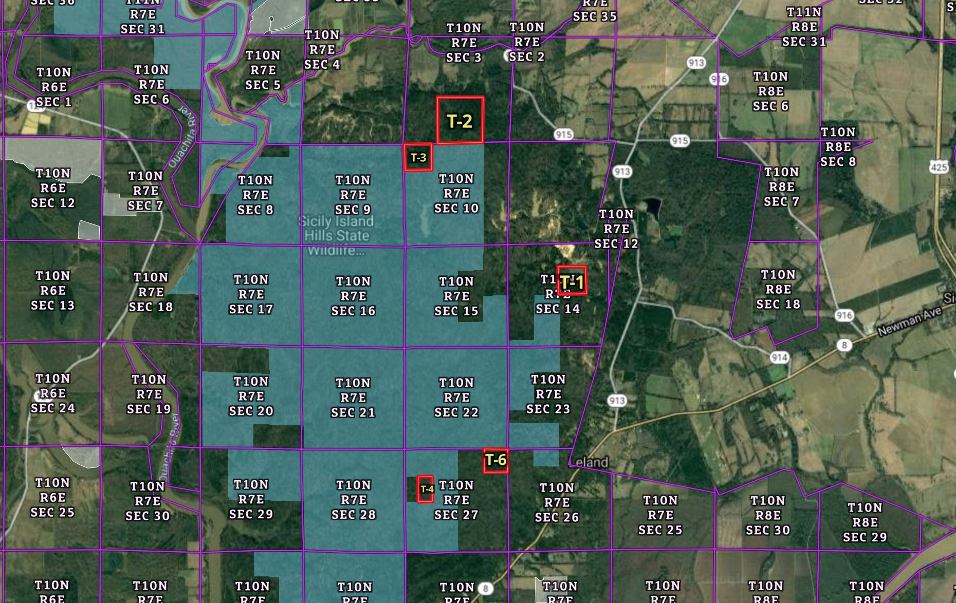 Sicily Island, Catahoula Parish, LA Timberland Property for auction