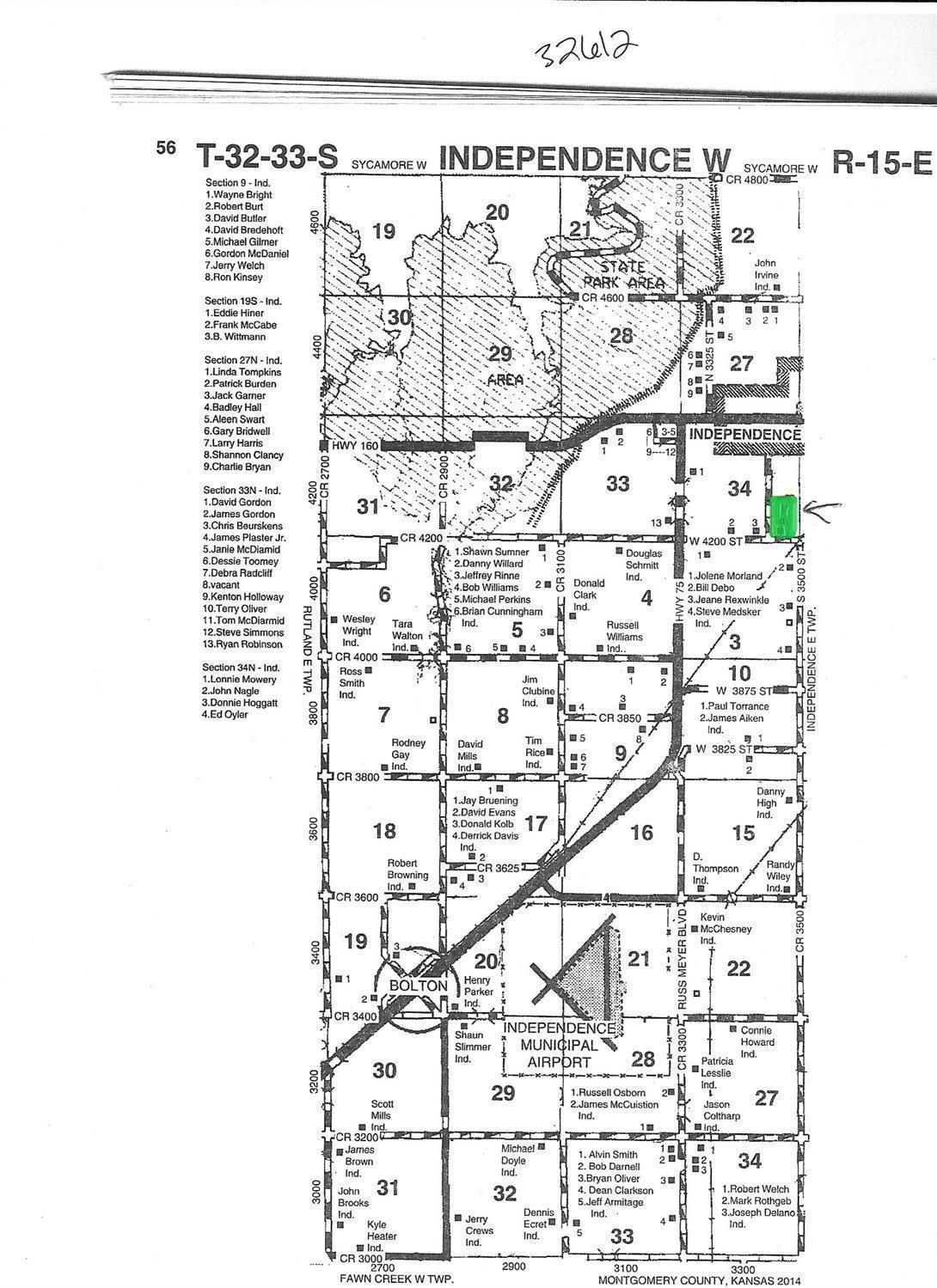 Independence, Montgomery County, KS Undeveloped Land for sale Property