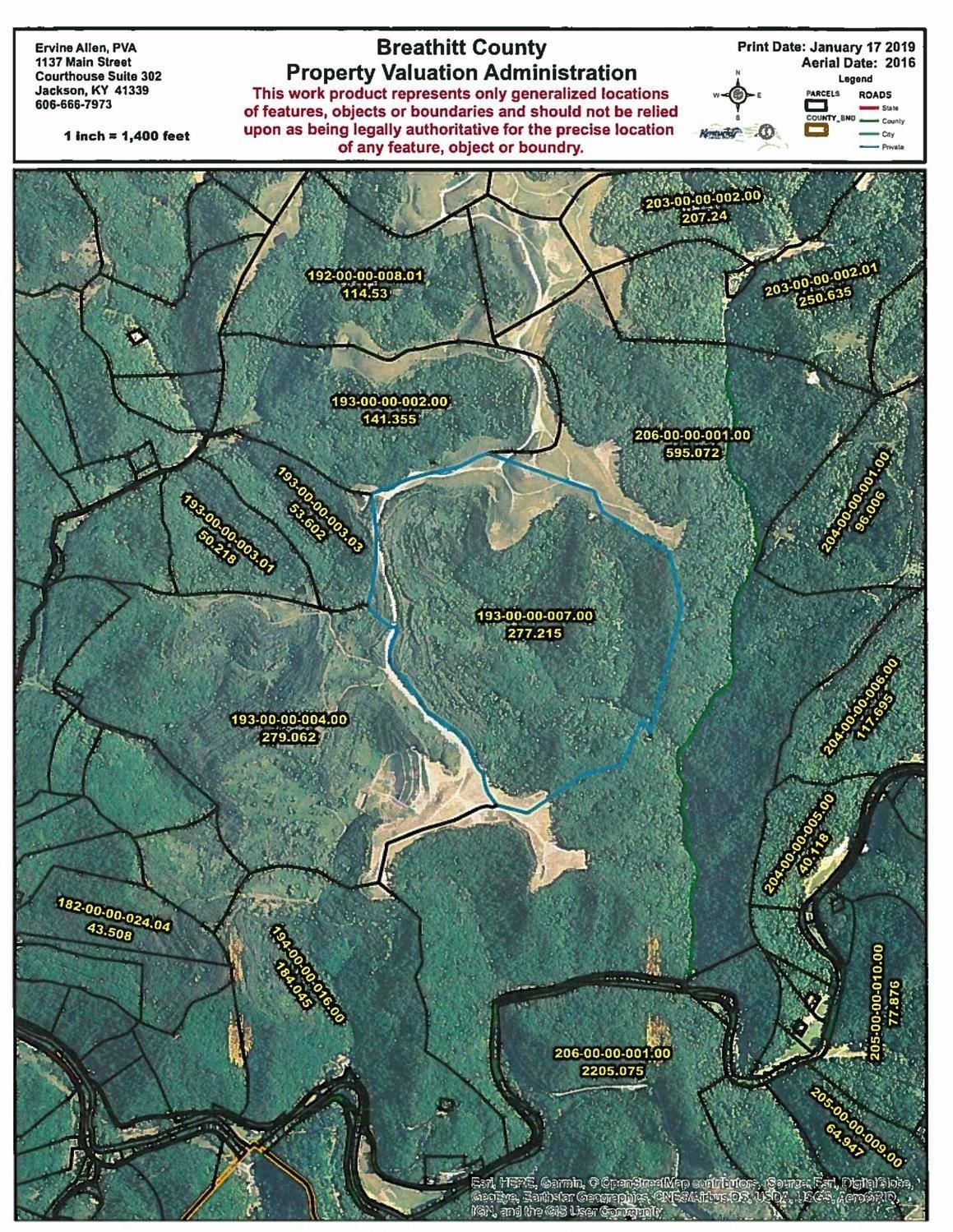 Jackson, Breathitt County, KY Undeveloped Land for sale Property ID