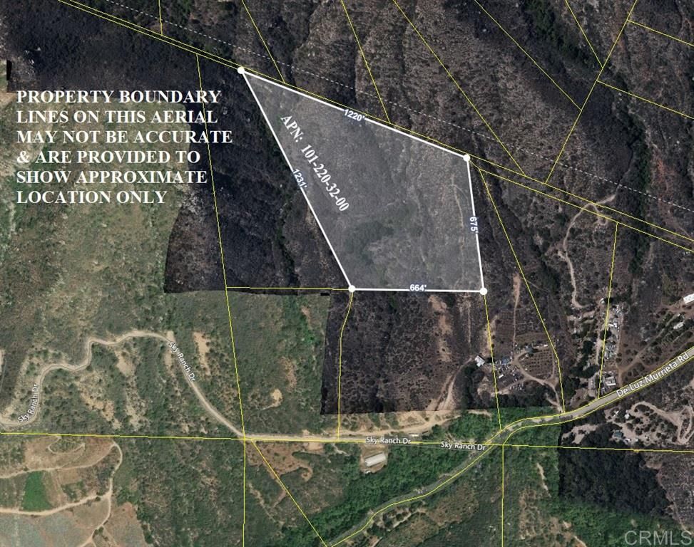 Fallbrook, San Diego County, CA Undeveloped Land for sale Property ID
