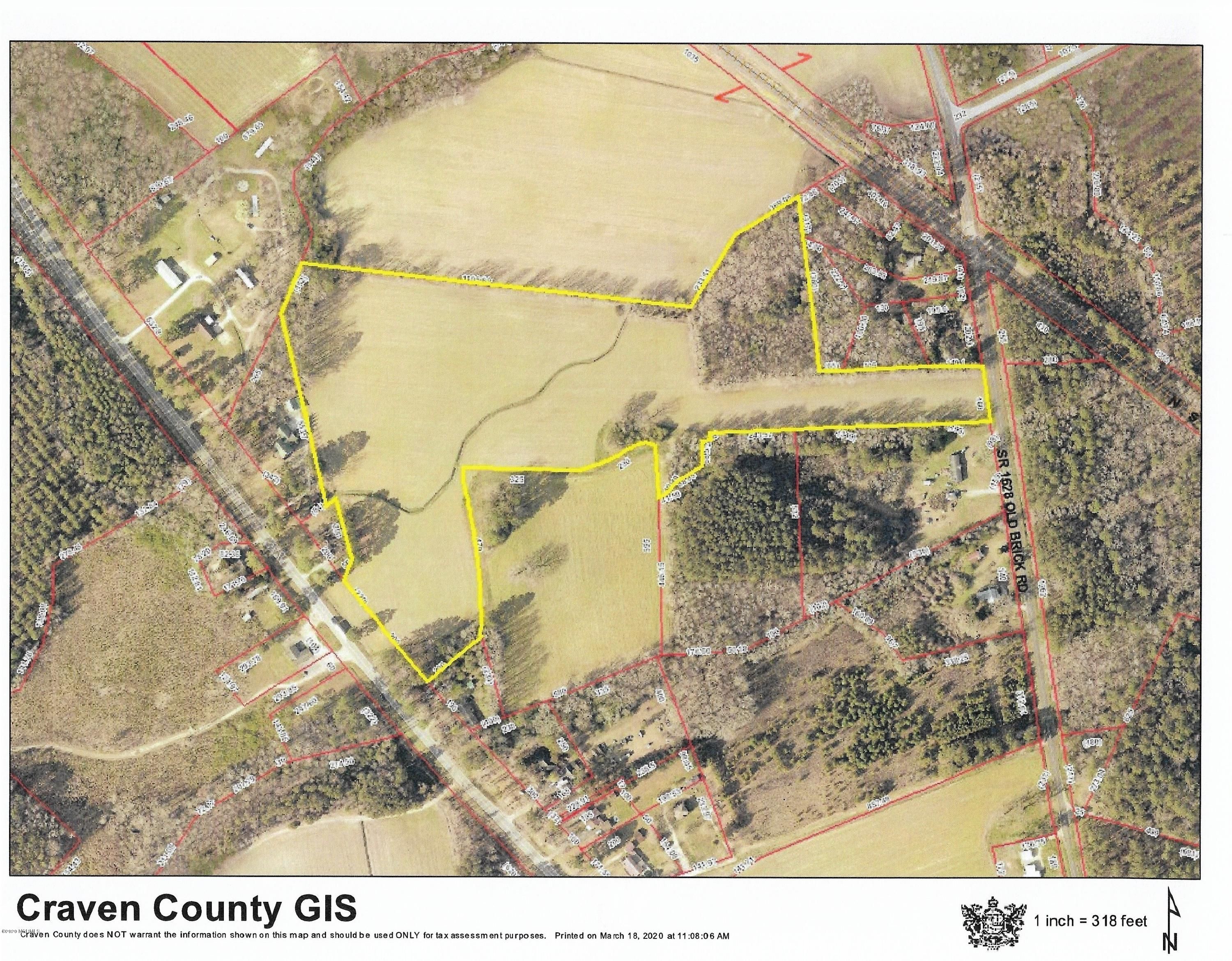 Vanceboro, Craven County, NC Undeveloped Land for sale Property ID