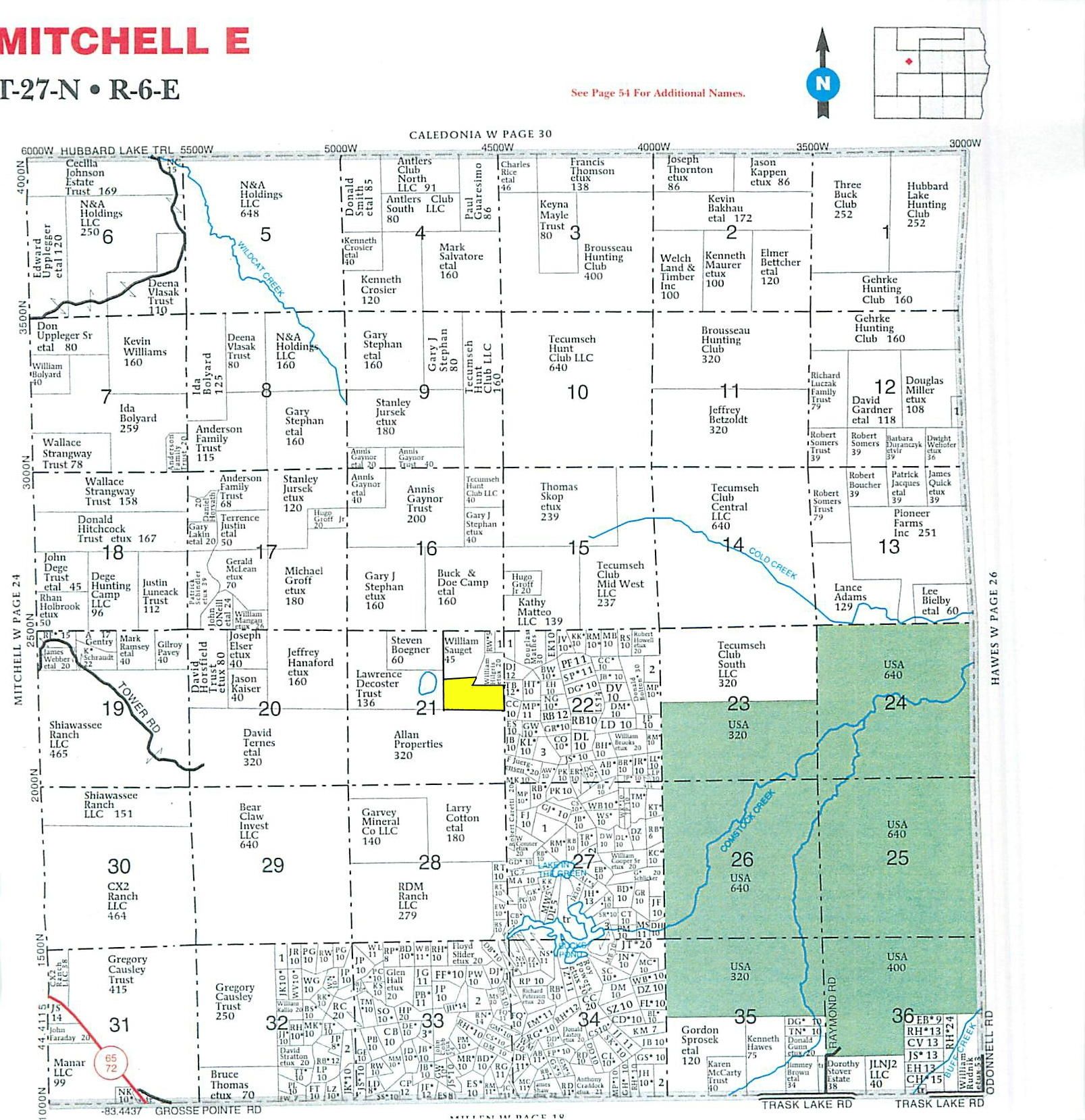 Barton City, Alcona County, MI Undeveloped Land for sale Property ID