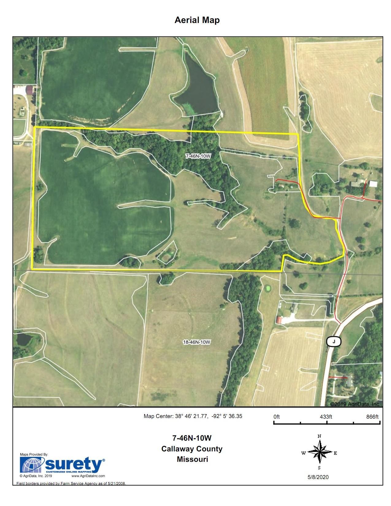 New Bloomfield, Callaway County, MO Undeveloped Land for sale Property