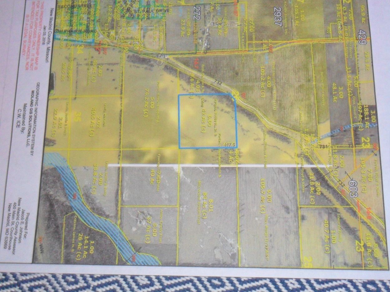New Madrid, New Madrid County, MO Undeveloped Land for sale Property ID