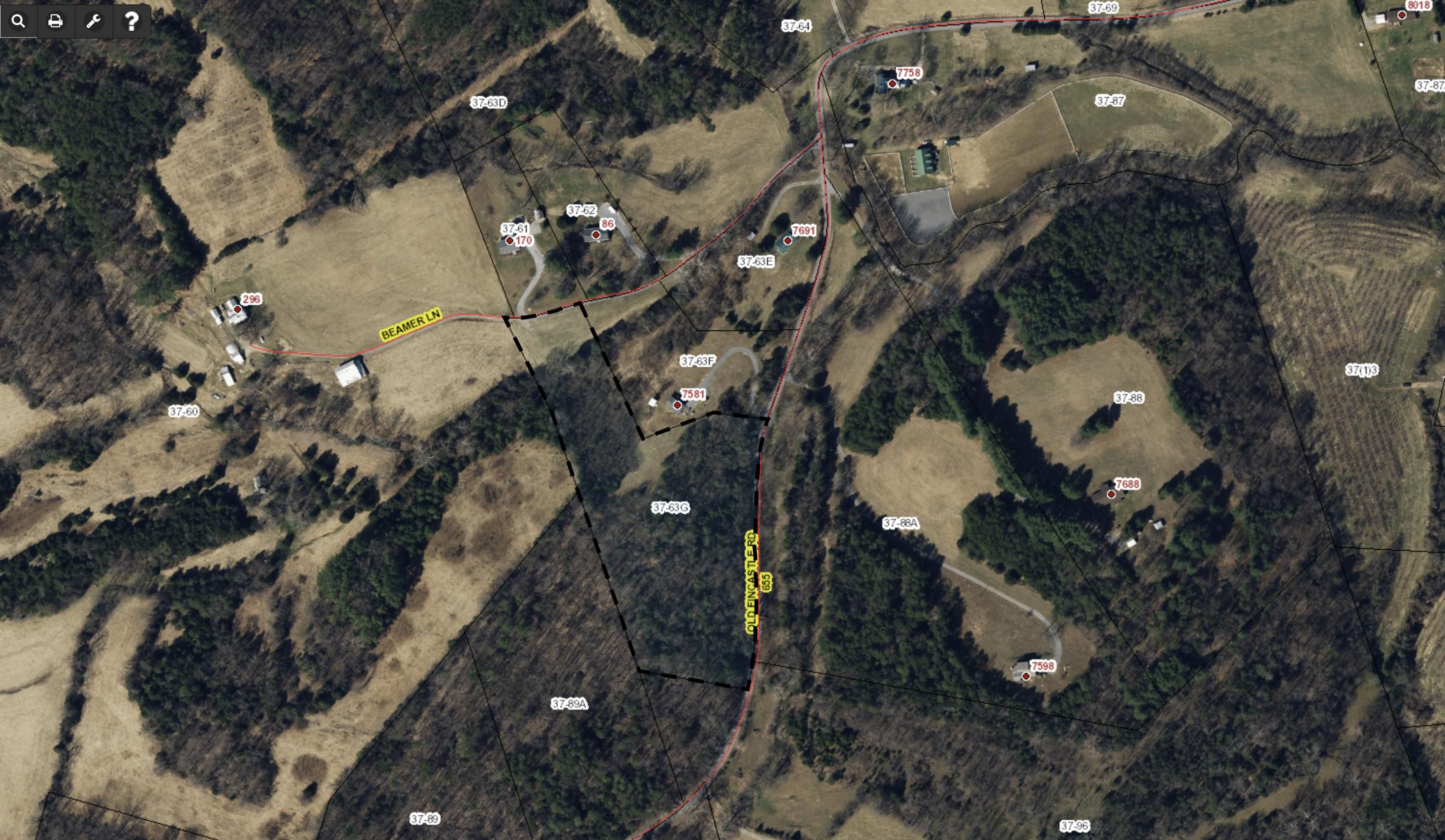 Fincastle, Botetourt County, VA Undeveloped Land for sale Property ID