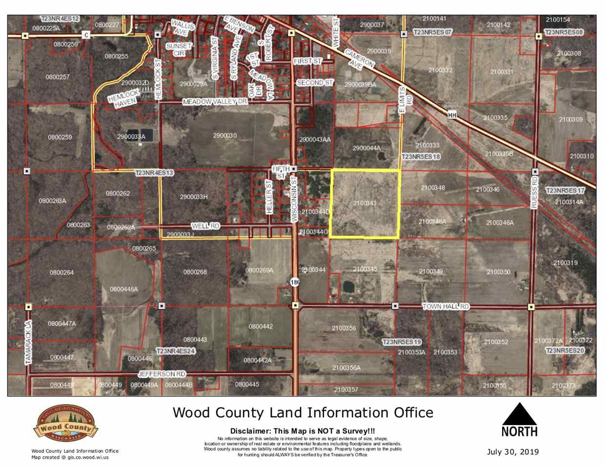 Vesper, Wood County, WI Undeveloped Land for sale Property ID