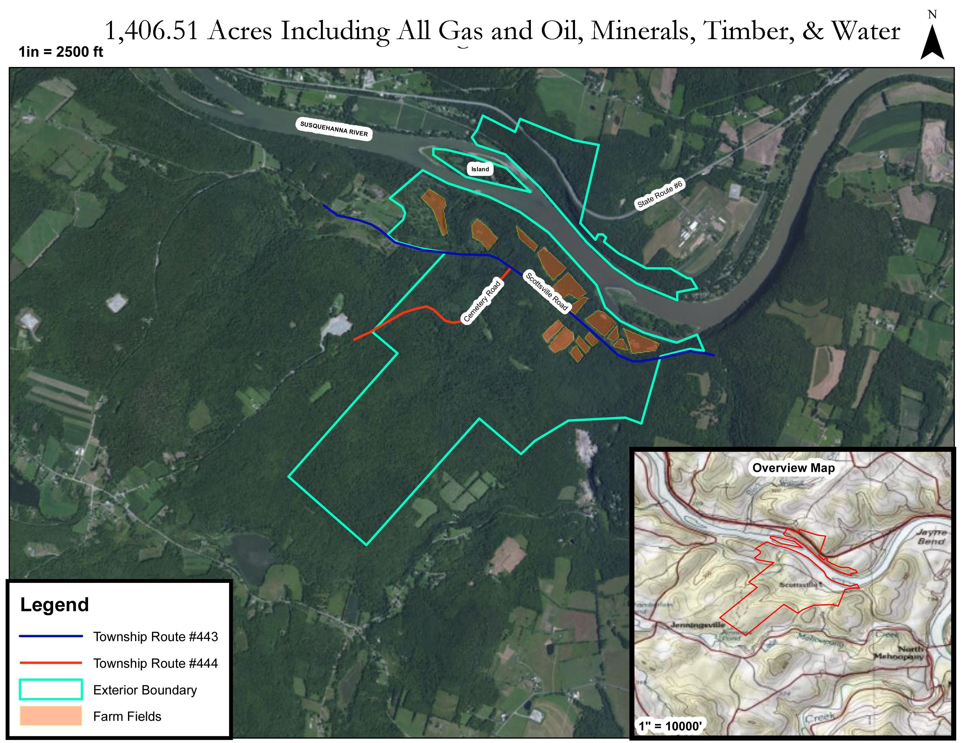 Mehoopany, Wyoming County, PA Recreational Property, Timberland
