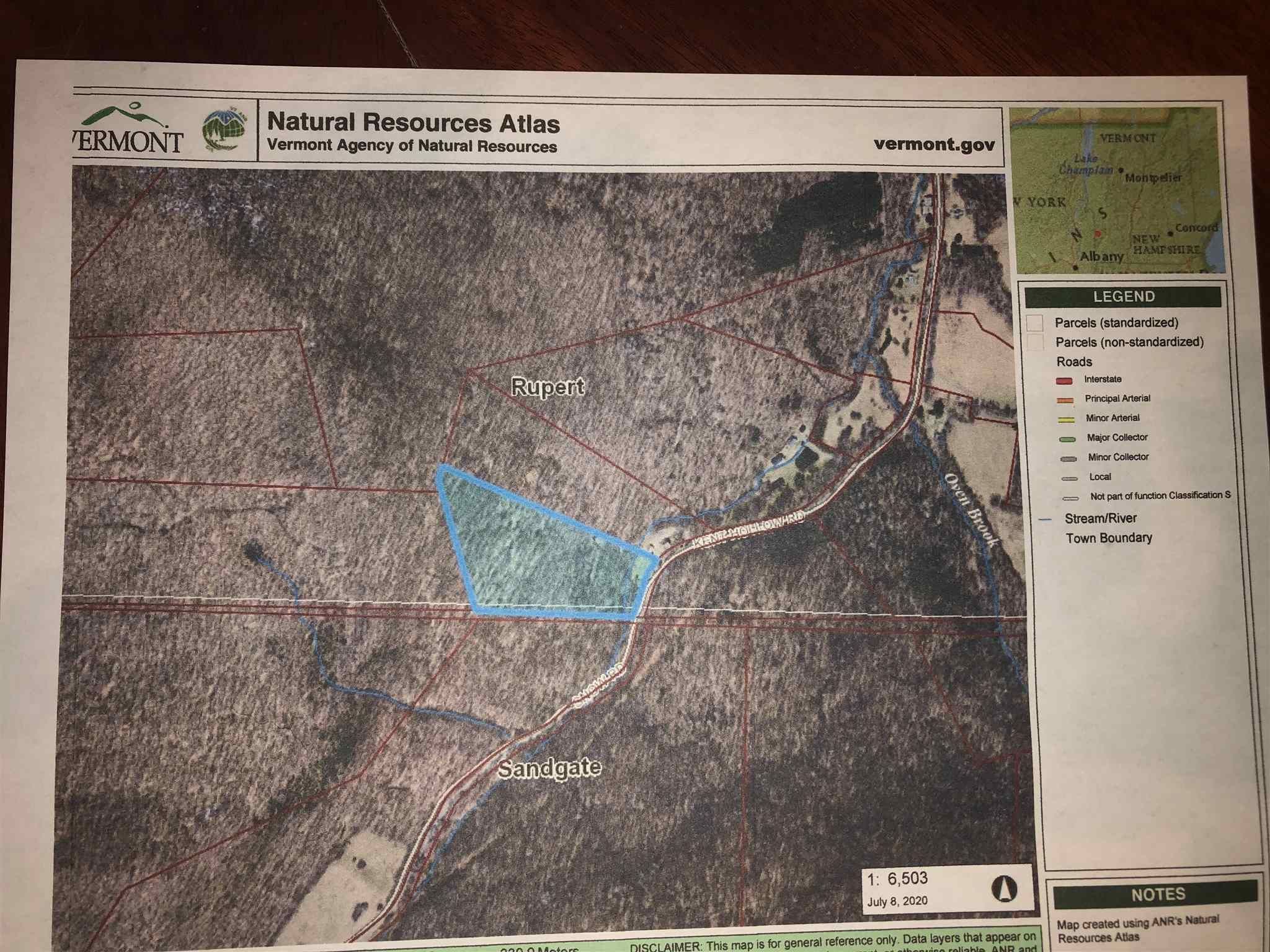 Rupert, Bennington County, VT Undeveloped Land for sale Property ID