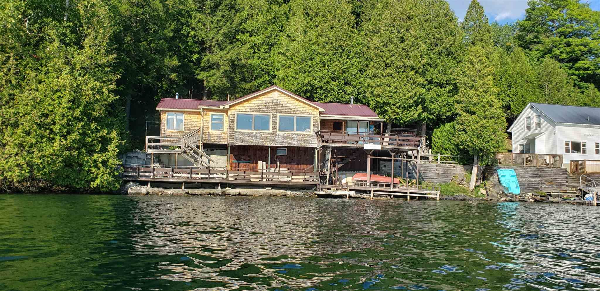 Glover, Orleans County, VT Lakefront Property, Waterfront Property, House for sale Property ID