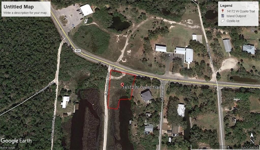 Crystal River, Citrus County, FL Undeveloped Land, Lakefront Property