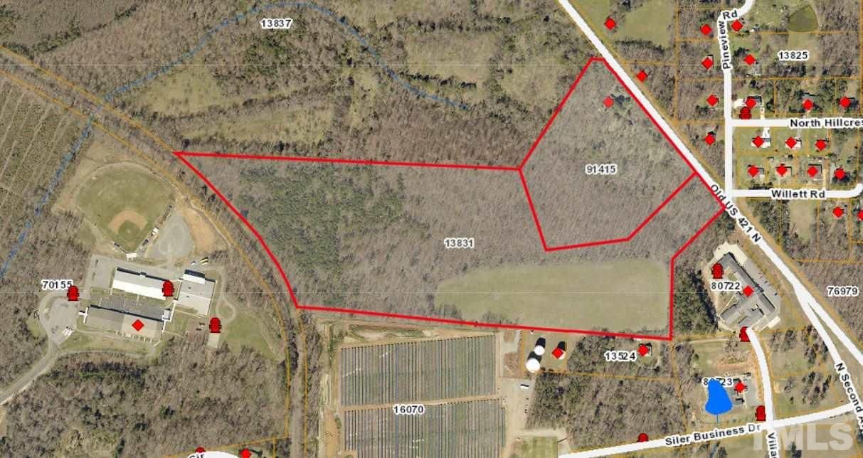 Siler City, Chatham County, NC Undeveloped Land for sale Property ID