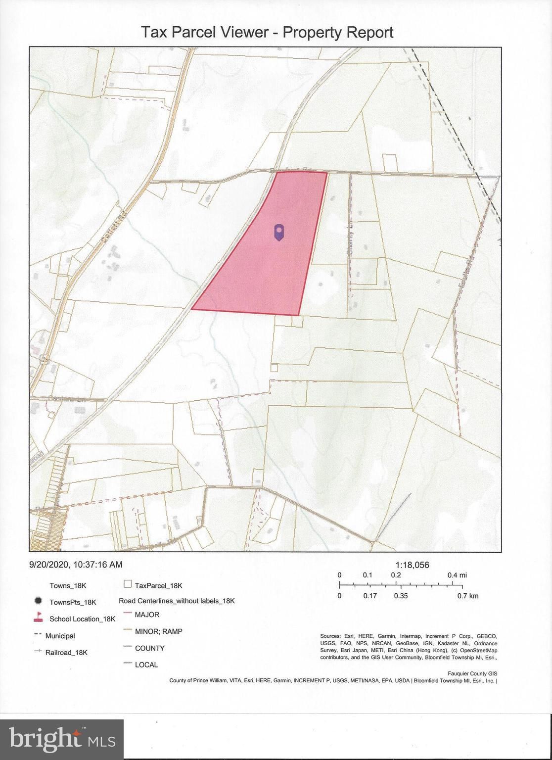 Catlett, Fauquier County, VA Undeveloped Land for sale Property ID