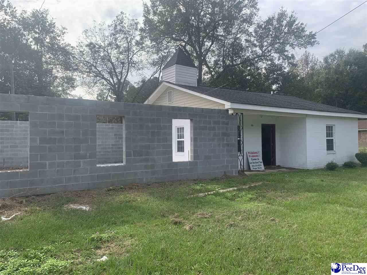 Mullins, Marion County, SC Commercial Property, House for sale Property