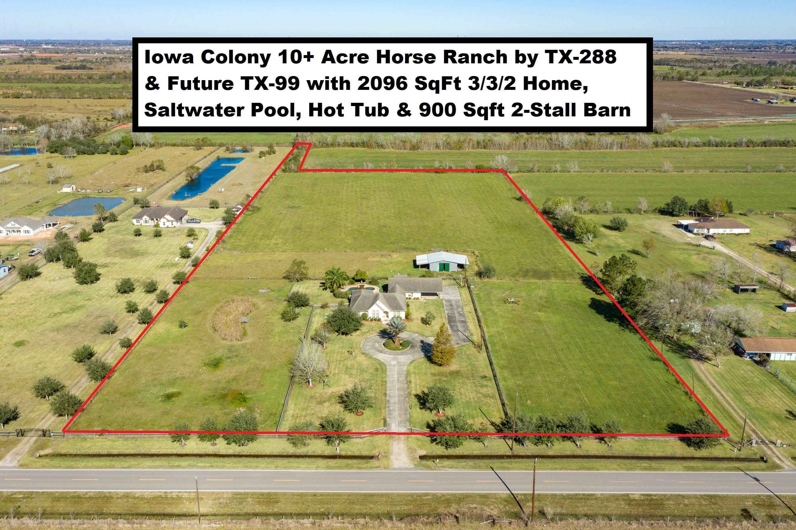 Rosharon, Brazoria County, TX Farms and Ranches, Horse Property, House
