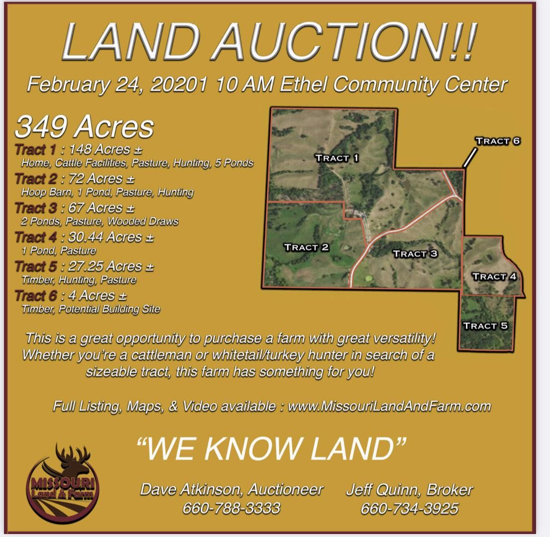 Elmer, Macon County, MO Farms and Ranches for auction Property ID