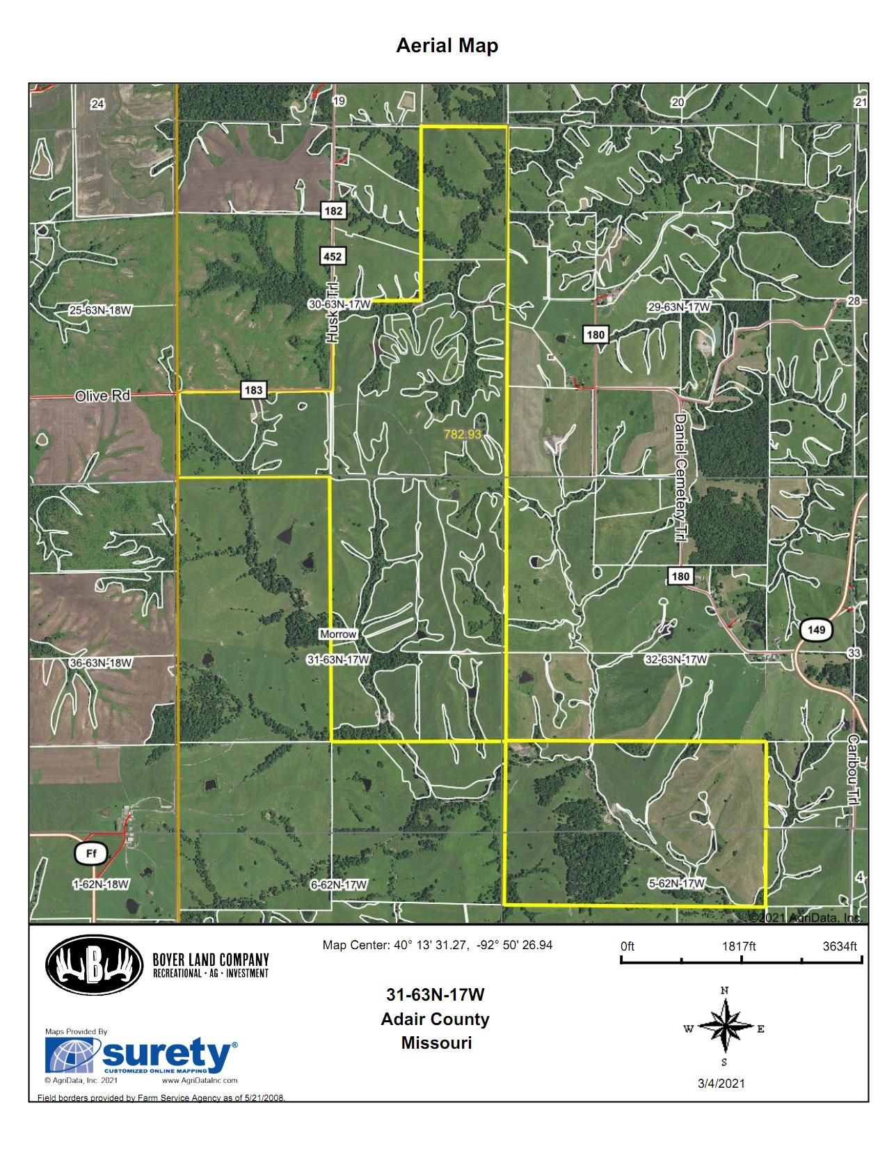 Green City, Adair County, MO Farms and Ranches, Timberland Property