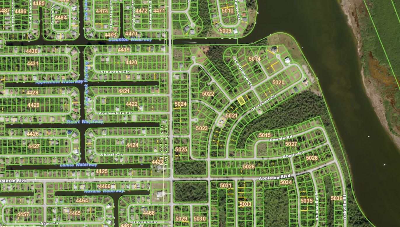 Port Charlotte, Charlotte County, FL Homesites for sale Property ID