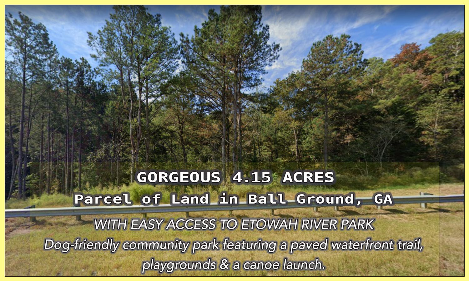 Ball Ground, Cherokee County, GA Undeveloped Land, Homesites for sale