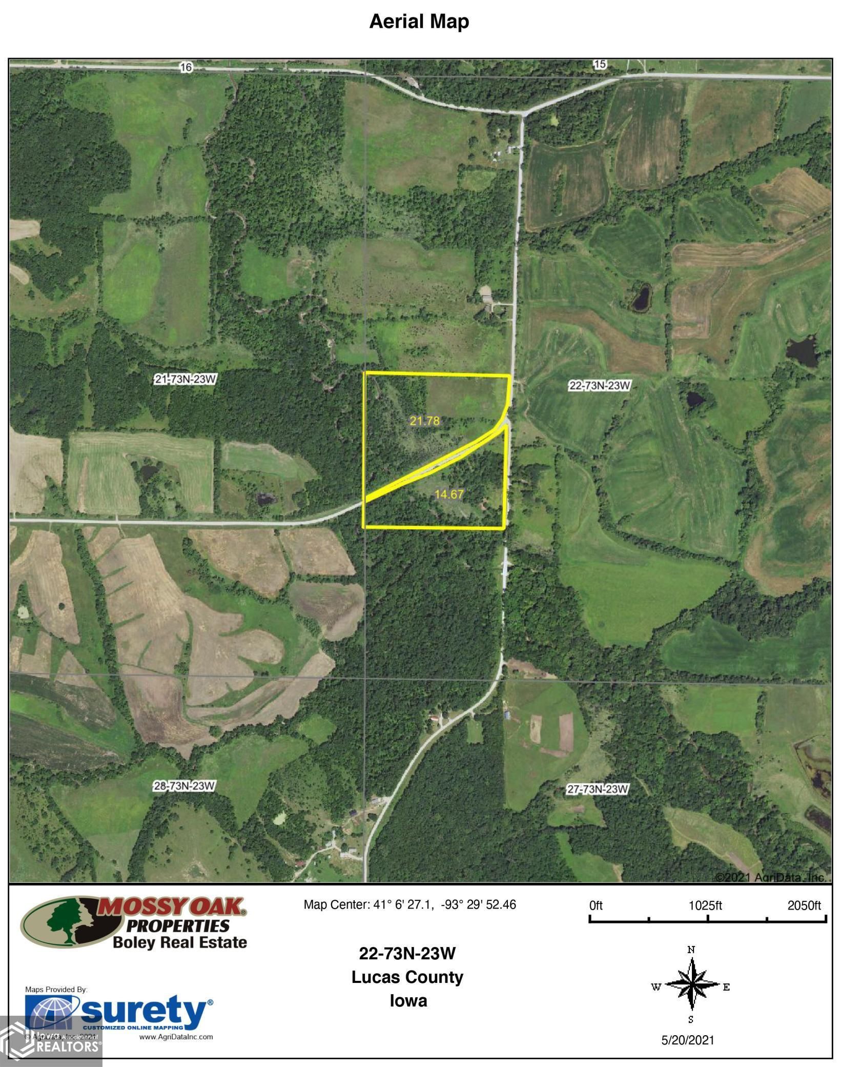 Lucas, Lucas County, IA Undeveloped Land for sale Property ID