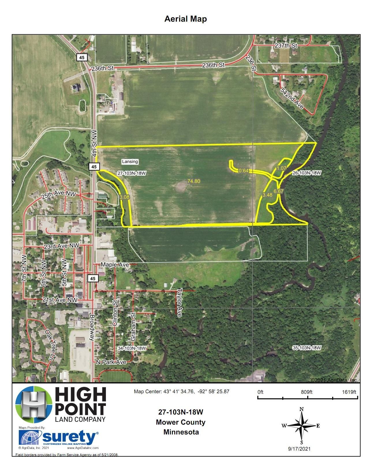 Austin, Mower County, MN Farms and Ranches for sale Property ID