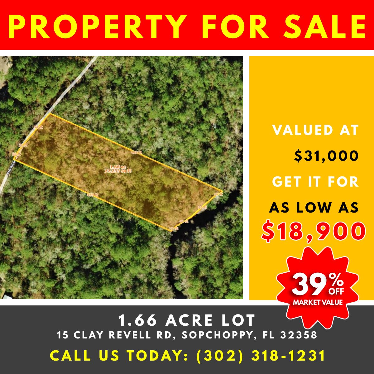 Sopchoppy, Wakulla County, FL Recreational Property, Homesites for sale