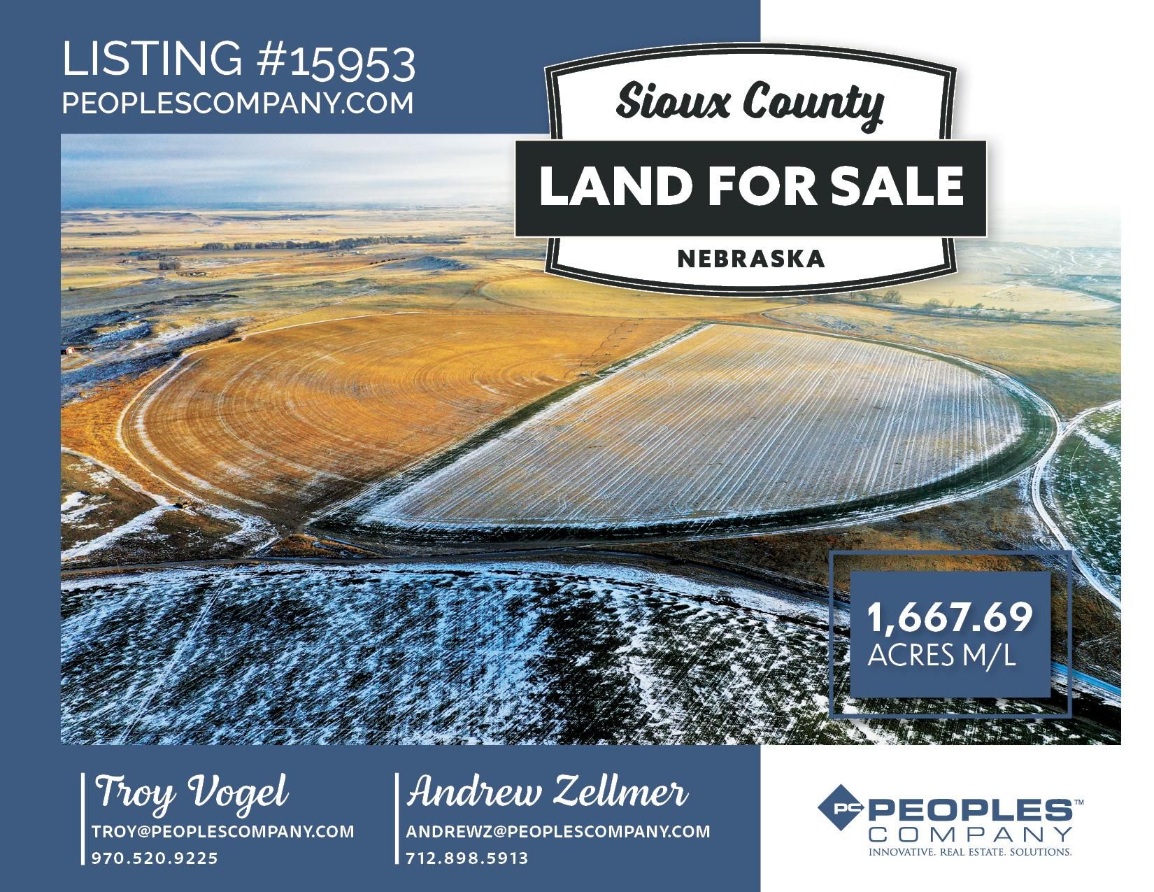 Mitchell, Sioux County, NE Farms and Ranches for sale Property ID
