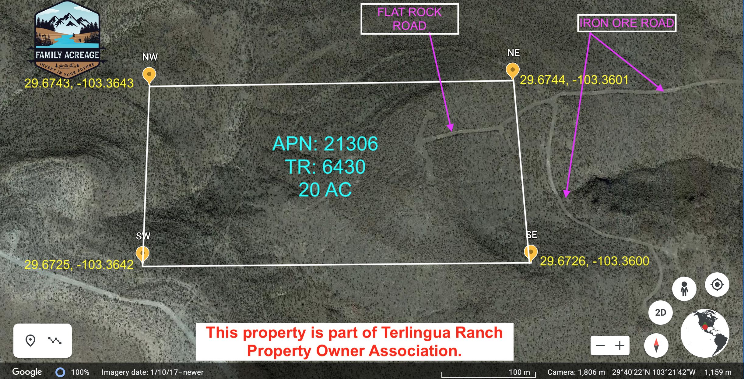Terlingua, Brewster County, TX Recreational Property, Undeveloped Land